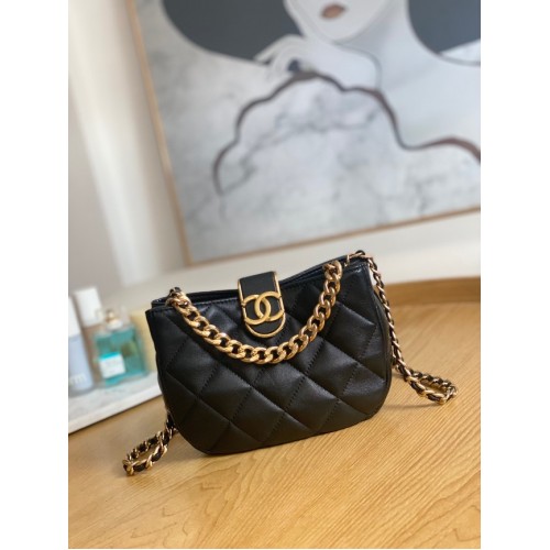 Chanel BORSA HOBO PICCOLA AS3475 nera