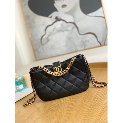 Chanel BORSA HOBO PICCOLA AS3476 nera