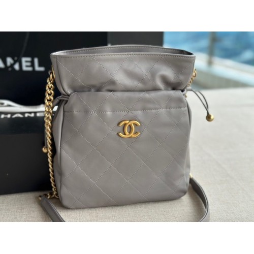 Chanel BORSA SHOPPING PICCOLA AS2985 grigio