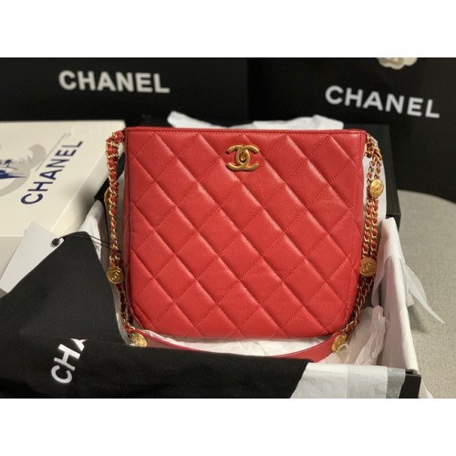 Chanel BORSA SHOPPING PICCOLA AS3400 rossa