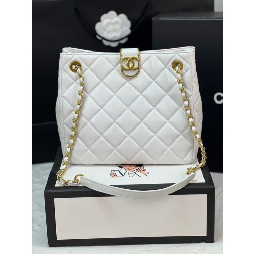 Chanel BORSA SHOPPING PICCOLA AS3477 bianca