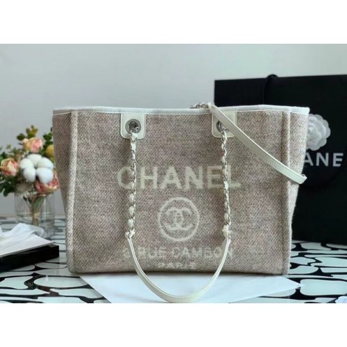 Borsa shopping Chanel MM A67001 Crema