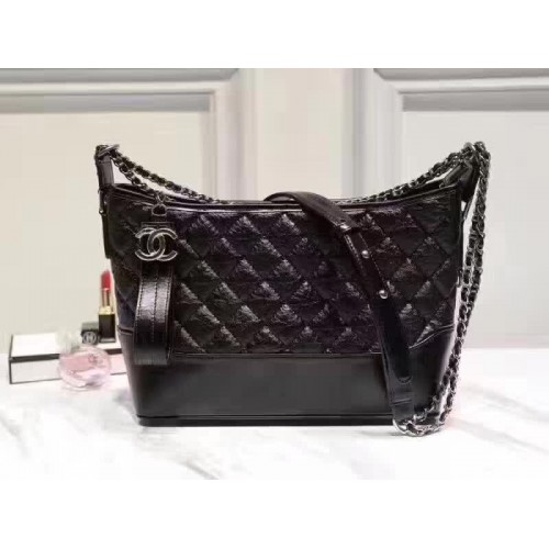 Chanel Borsa a tracolla in pelle di montone A843567 nera