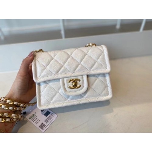 Borsa a tracolla Chanel AS2356 bianca