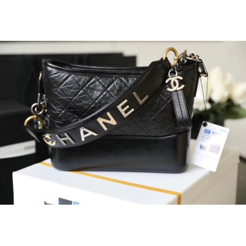 Chanel gabrielle borsa hobo A93824 nera