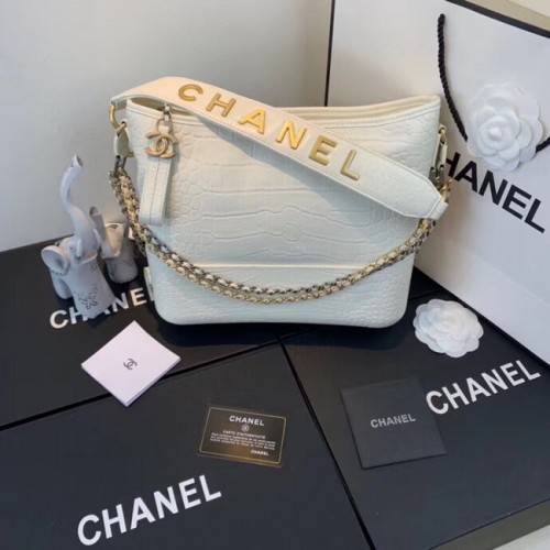 Chanel gabrielle borsa hobo A93824 bianca