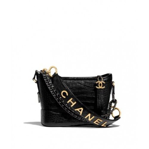 Chanel gabrielle piccola borsa hobo A91810 nera