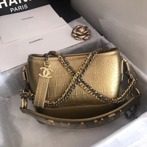 Chanel gabrielle piccola borsa hobo A91810 bronzo