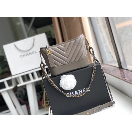 Chanel gabrielle piccola borsa hobo A91810 grigia