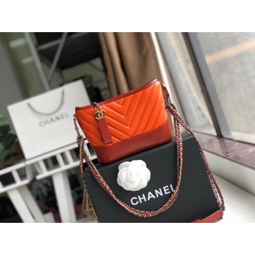 Chanel gabrielle piccola borsa hobo A91810 arancione