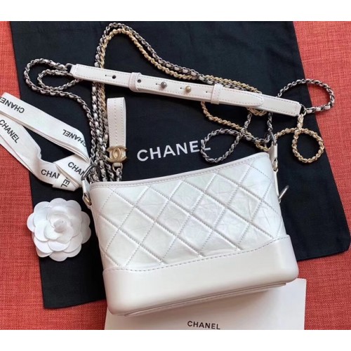 Chanel gabrielle piccola borsa hobo A91810 bianca