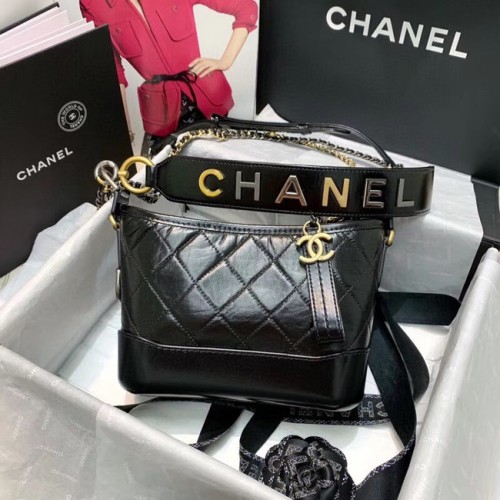 Chanel gabrielle borsa hobo piccola AS0865 nera