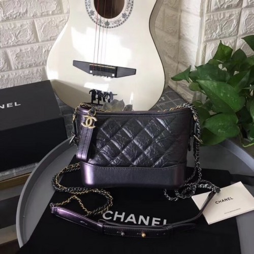 Chanel gabrielle piccola borsa hobo B91810 nero chiaro