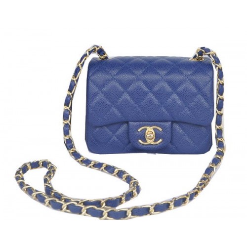 Chanel mini Classic Flap Bag Royal Cannage Pattern 1115 Gold