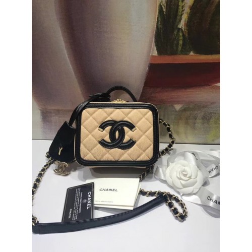 Chanel mini beauty case originale A93342 albicocca