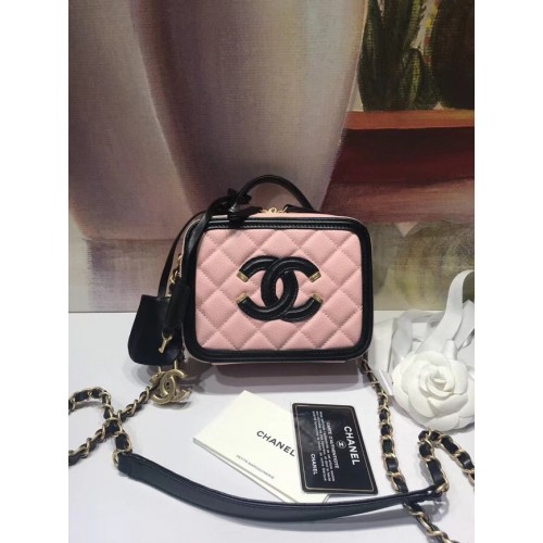 Chanel mini beauty case originale A93342 rosa
