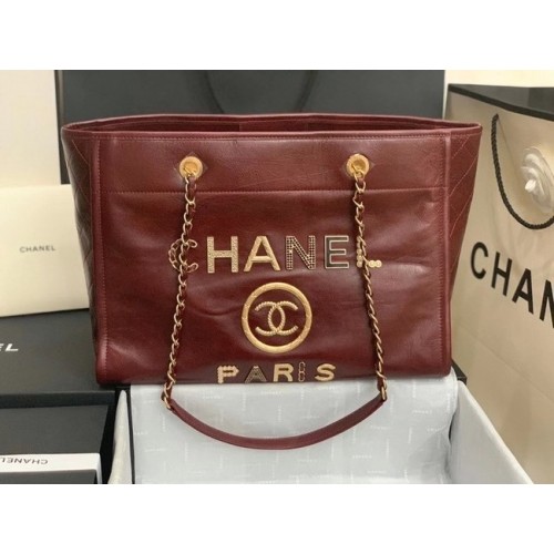 Borsa shopping Chanel A67001 Bordeaux