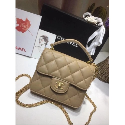 Borsa tote piccola Chanel 8817 Khaki