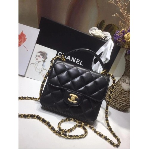 Borsa tote piccola Chanel 8817 nera