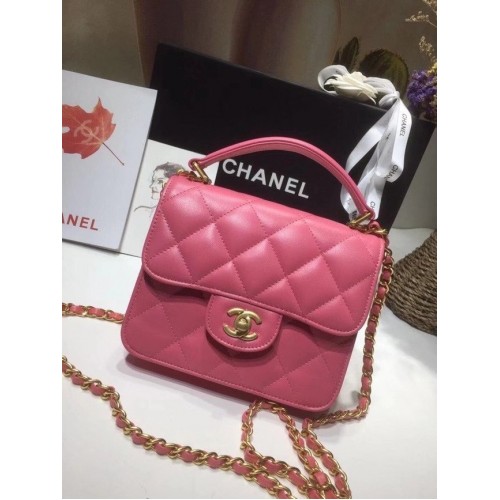 Borsa tote piccola Chanel 8817 rosa