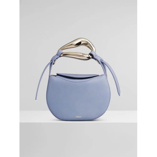 Borsa Chloe Original in pelle di vitello 3S1350 celeste