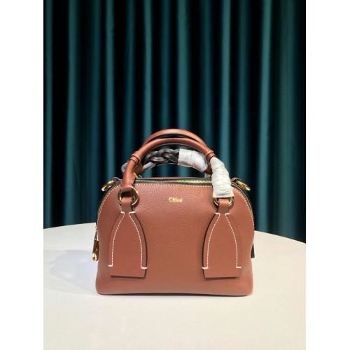 Borsa Chloe Original in pelle di vitello 6C081 marrone
