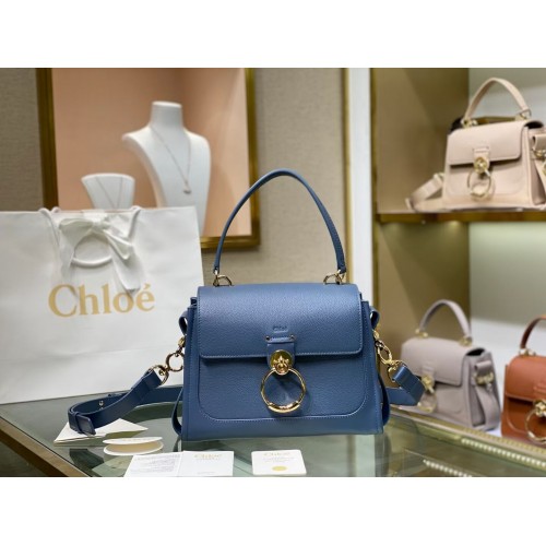Borsa Chloe Original in pelle di vitello C1142L blu