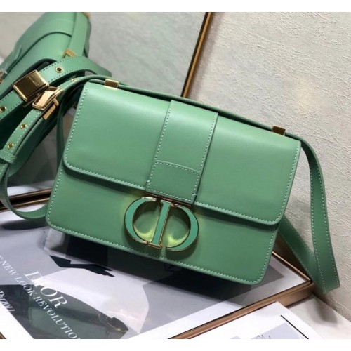 BORSA DIOR 30 MONTAIGNE verde Box Pelle di vitello M9203UM