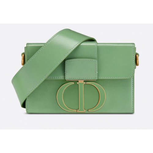 BORSA DIOR 30 MONTAIGNE BOX Box verde menta Pelle di vitello M9204U