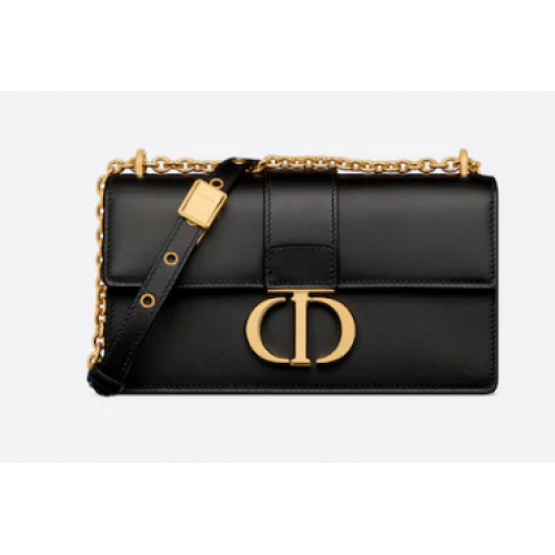 BORSA DIOR 30 MONTAIGNE EAST-WEST CON CATENA Pelle di vitello M9334 nero
