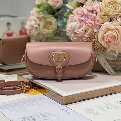 BORSA DIOR BOBBY EAST-WEST Box Vitello M9317S Rosa