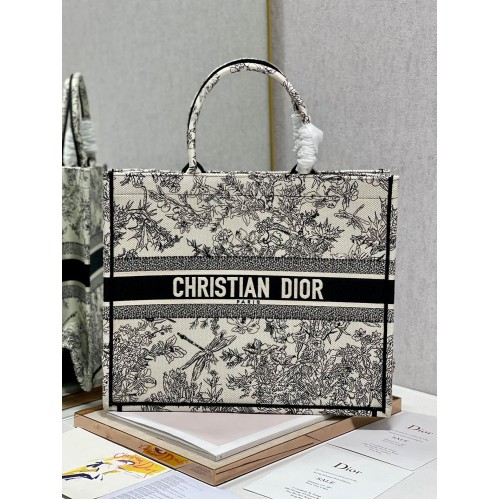 BORSA TOTE DIOR BOOK DRAGONFLY DE JOUY M1286ZT Nera