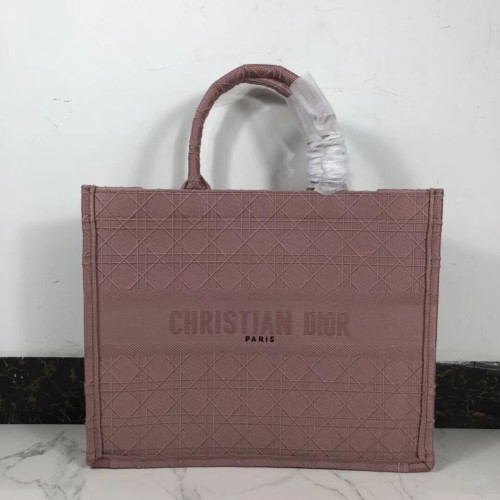 BORSA TOTE DIOR BOOK IN TELA RICAMATA C1286 rosa