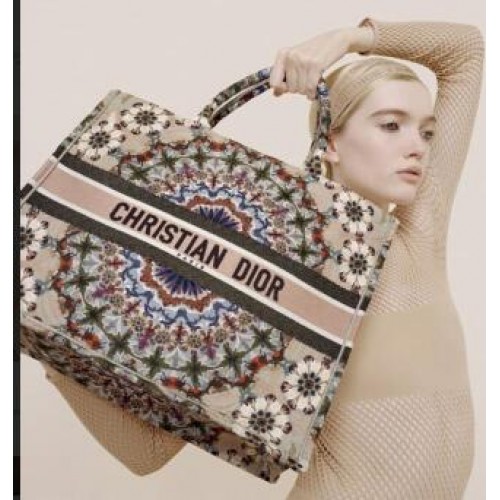 BORSA TOTE DIOR BOOK VAN GEBORDUURD TELA M1286ZBE