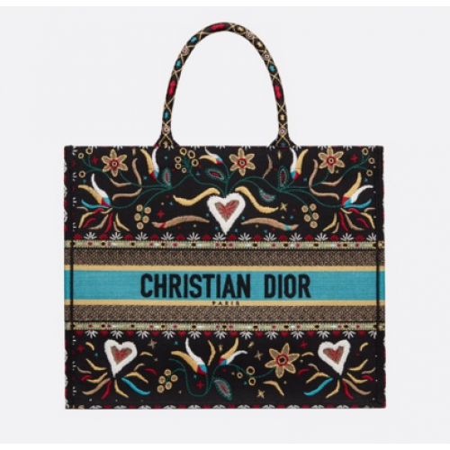 BORSA TOTE DIOR BOOK VAN GEBORDUURD TELA M1286ZBT