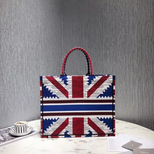 BORSA DIOR BOOK TOTE IN TELA RICAMATA M1287-3