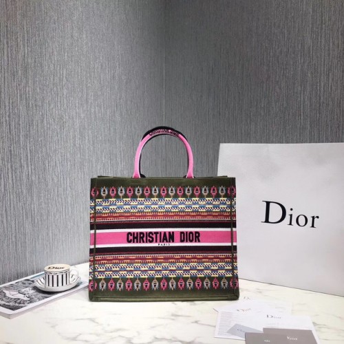 BORSA DIOR BOOK TOTE IN TELA RICAMATA M1287-5