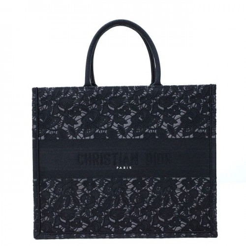 BORSA DIOR BOOK Ricamo C1286-34 nero