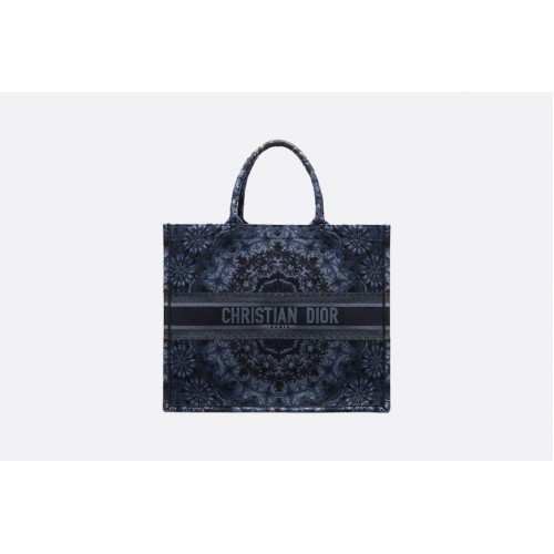 BORSA DIOR BOOK TOTE KALEIDIORSCOPIC M1286ZRIO blu