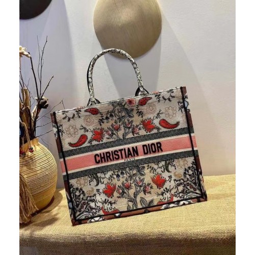 DIOR BOOK TOTE Ricamo multicolore M1286ZR