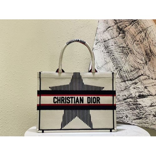 DIOR BOOK TOTE Ricamo multicolore M1296ZR-22