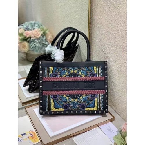 DIOR BOOK TOTE Ricamo Mizza multicolore M1287ZRHM