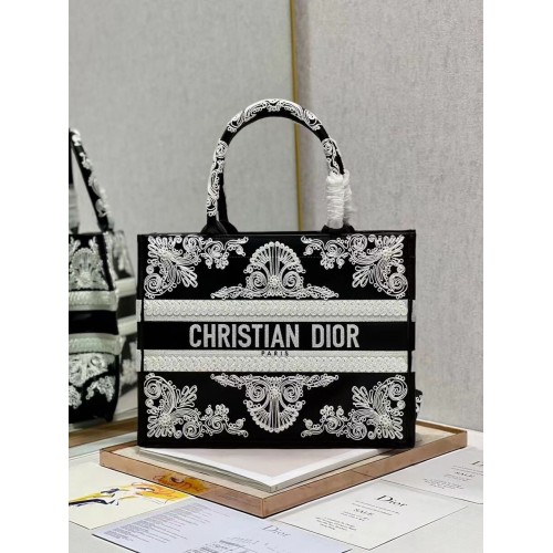 BORSA A LIBRO DIOR pelle C1287-25 nera