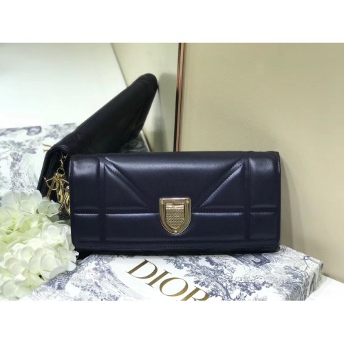 POCHETTE DIOR in metallo color oro C1040A nera