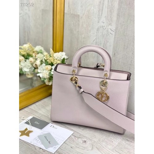 DIOR LADY BAG Gradient Cannage Lambskin M0584 rosa chiaro