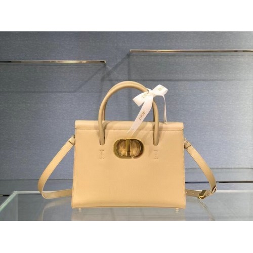 BORSA TOTE DIOR ST HONORE GRANDE Pelle di vitello granulata M9306UBAE albicocca
