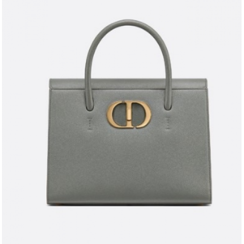 BORSA TOTE DIOR ST HONORE GRANDE Pelle di vitello granulata M9306UBAE grigio