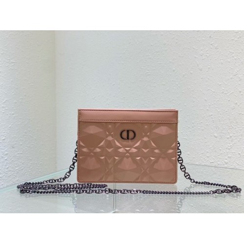 BORSA DIOR MINI BOBBY Pelle di vitello Cannage C2806 rosa