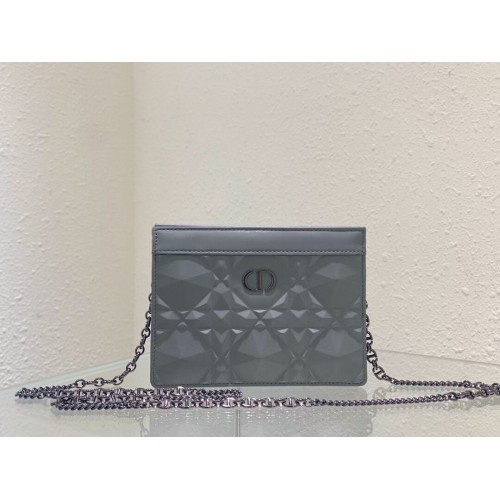 BORSA DIOR MINI BOBBY Pelle di vitello Cannage C2806 gary