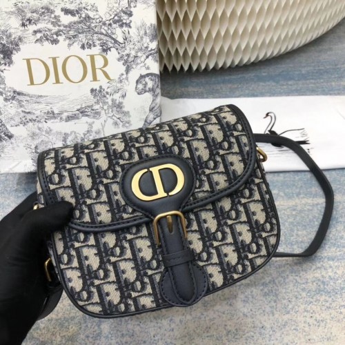 BORSA DIOR BOBBY PICCOLA Blu Dior Oblique Jacquard M9317